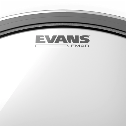 EVANS EMAD CLEAR BASS DRUM HEAD, 20 INCH - Joondalup Music Centre