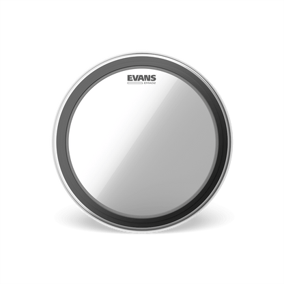 EVANS EMAD2 CLEAR BASS DRUM HEAD, 24 INCH - Joondalup Music Centre