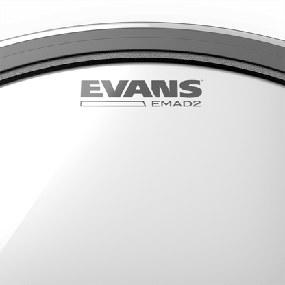 EVANS EMAD2 CLEAR BASS DRUM HEAD, 24 INCH - Joondalup Music Centre