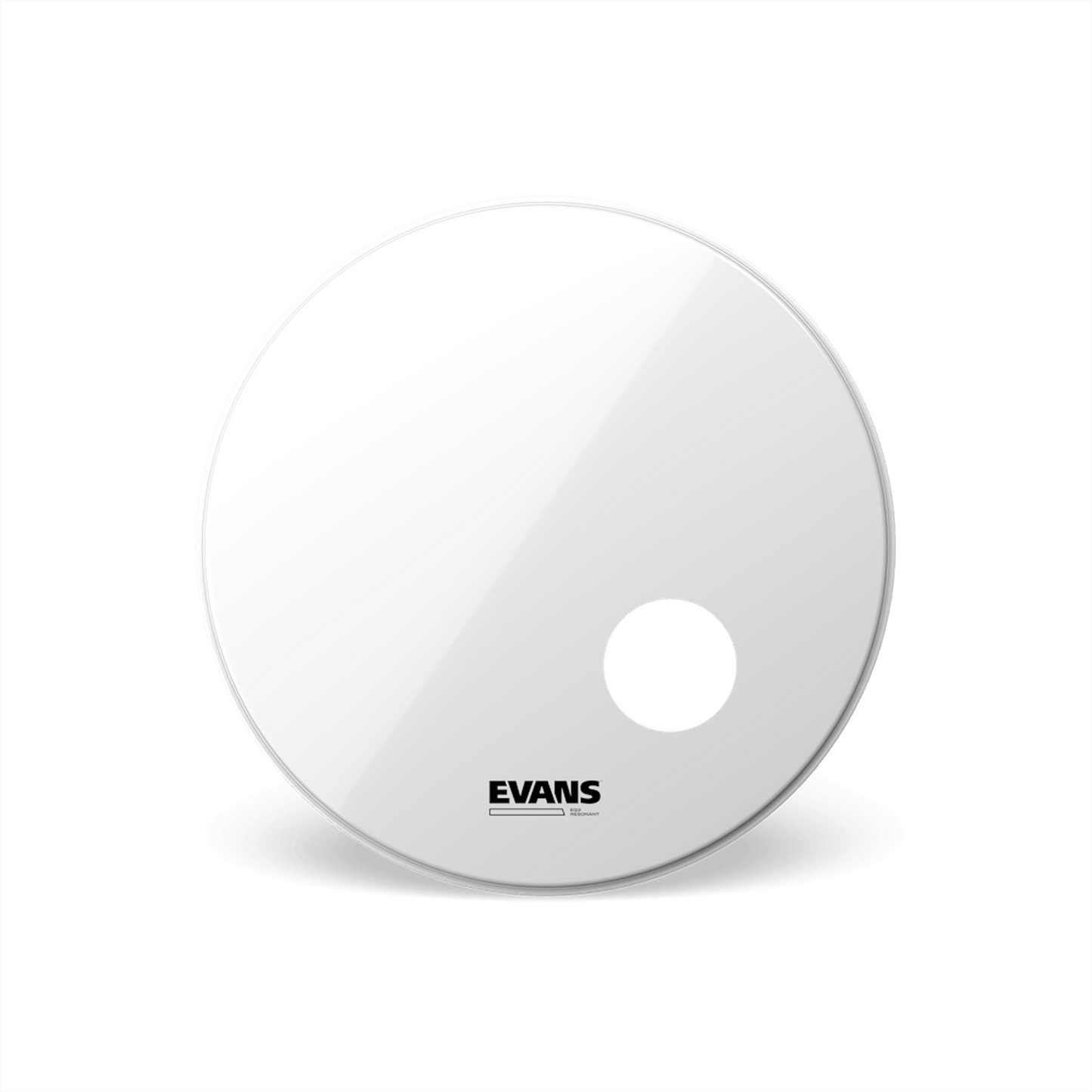 Evans EQ3 Resonant Smooth White Bass Drum Head, 22 Inch - Joondalup Music Centre