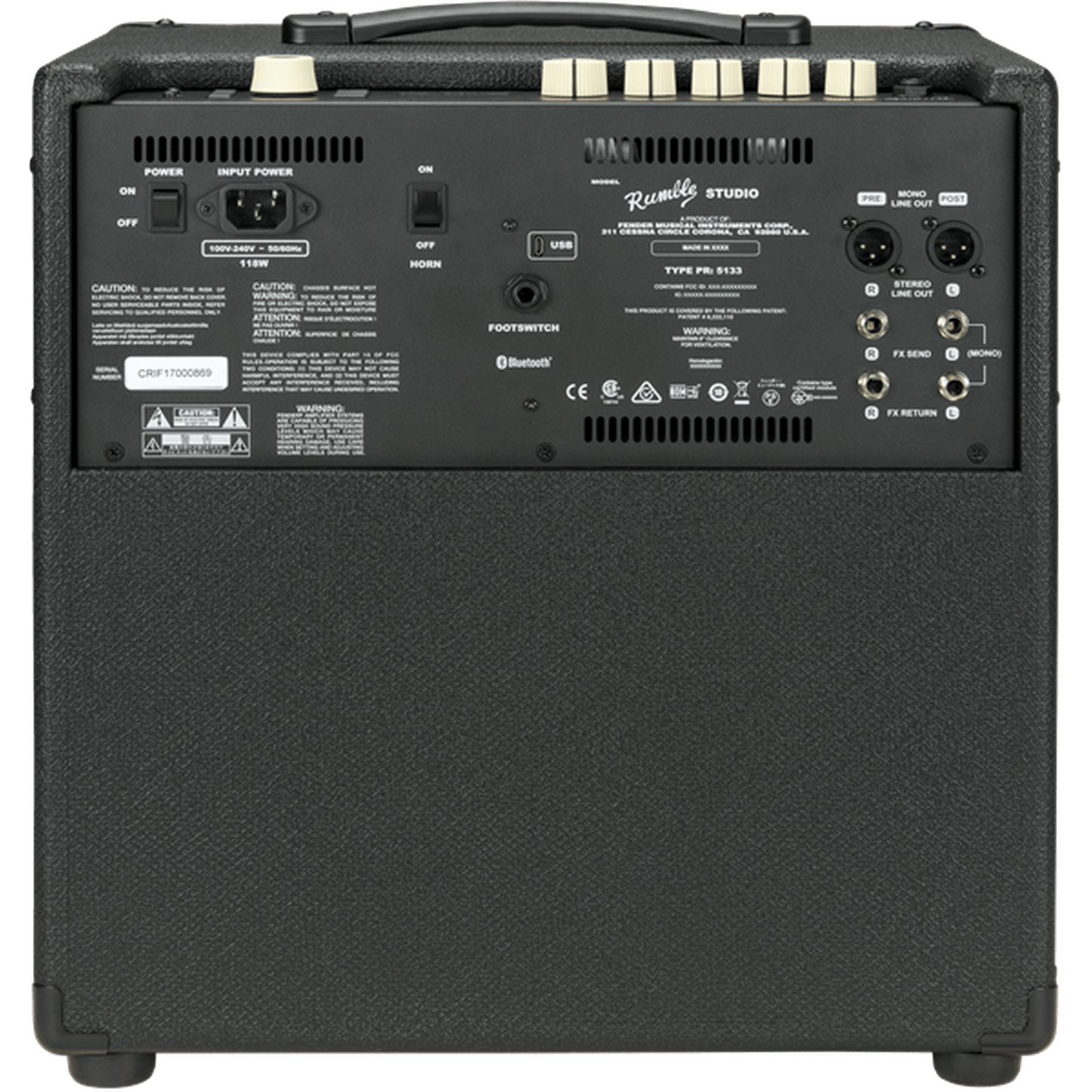 FENDER RUMBLE STUDIO 40 BASS AMPLIFIER - Joondalup Music Centre