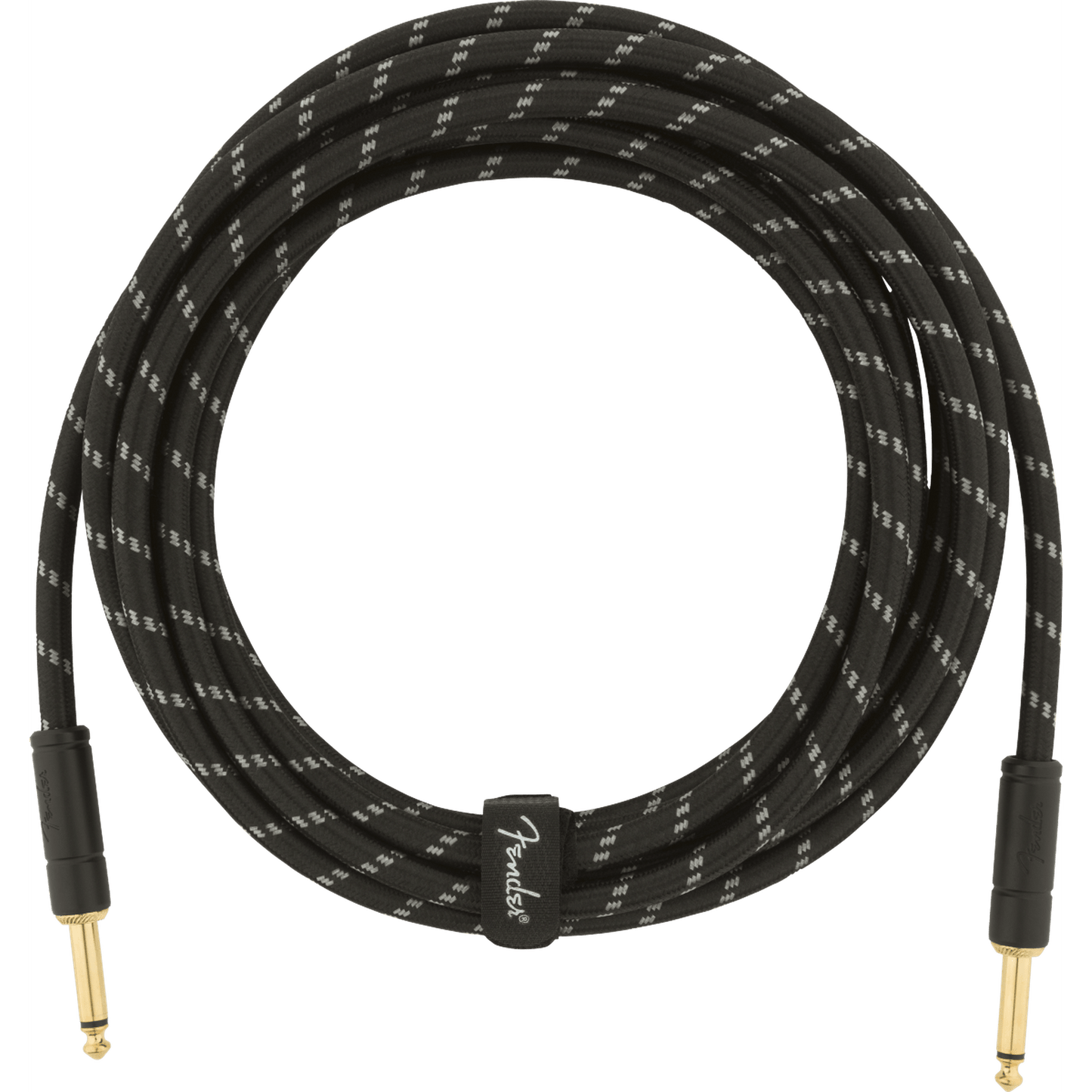 Fender Deluxe Series Instrument Cable 15ft - Black Tweed - Joondalup Music Centre