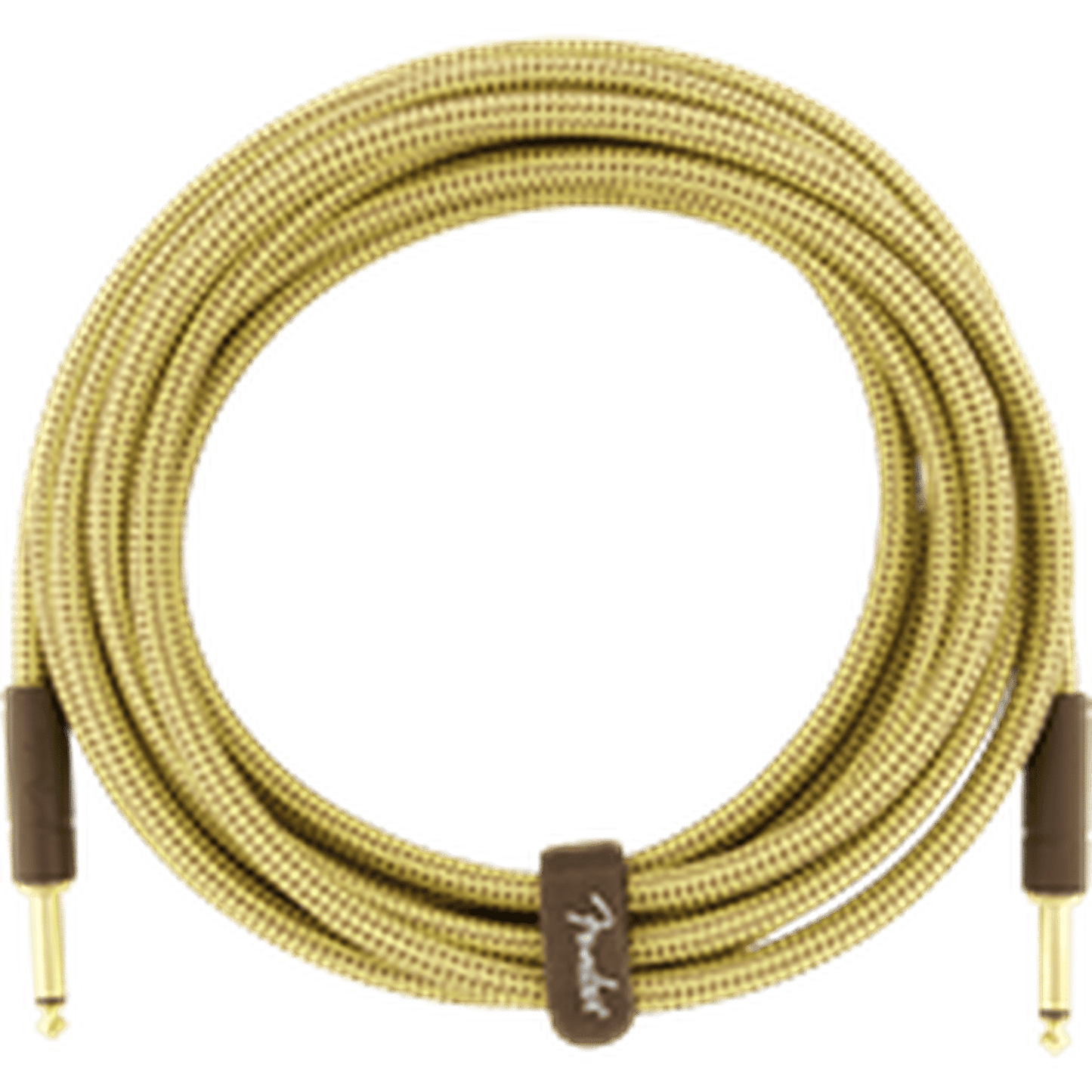 FENDER DELUXE SERIES INSTRUMENT CABLE 4.5M - TWEED - Joondalup Music Centre