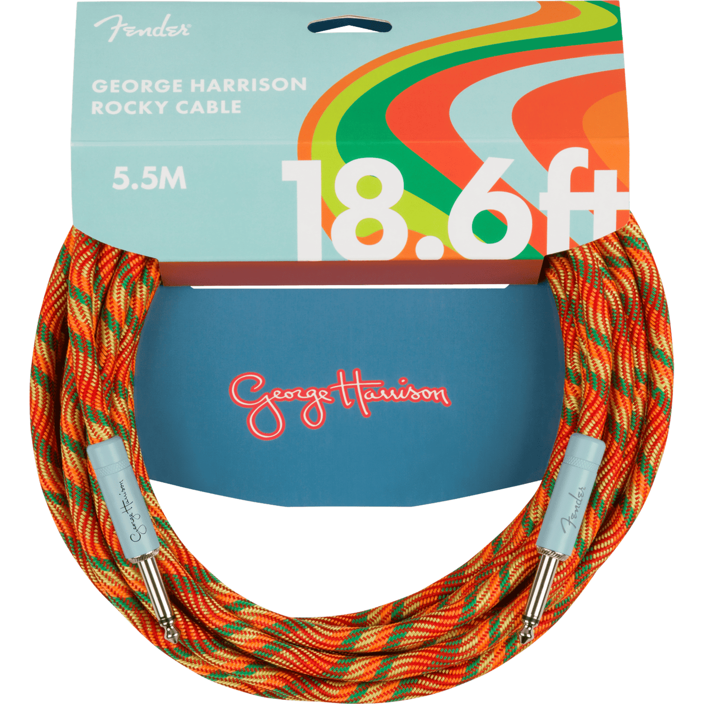 Fender George Harrison Rocky Instrument Cable 5.5m - Joondalup Music Centre