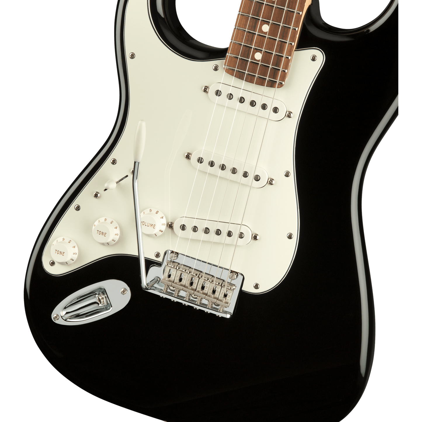 Fender Player Stratocaster Electric Guitar Left Handed - Pau Ferro - Black - Joondalup Music Centre