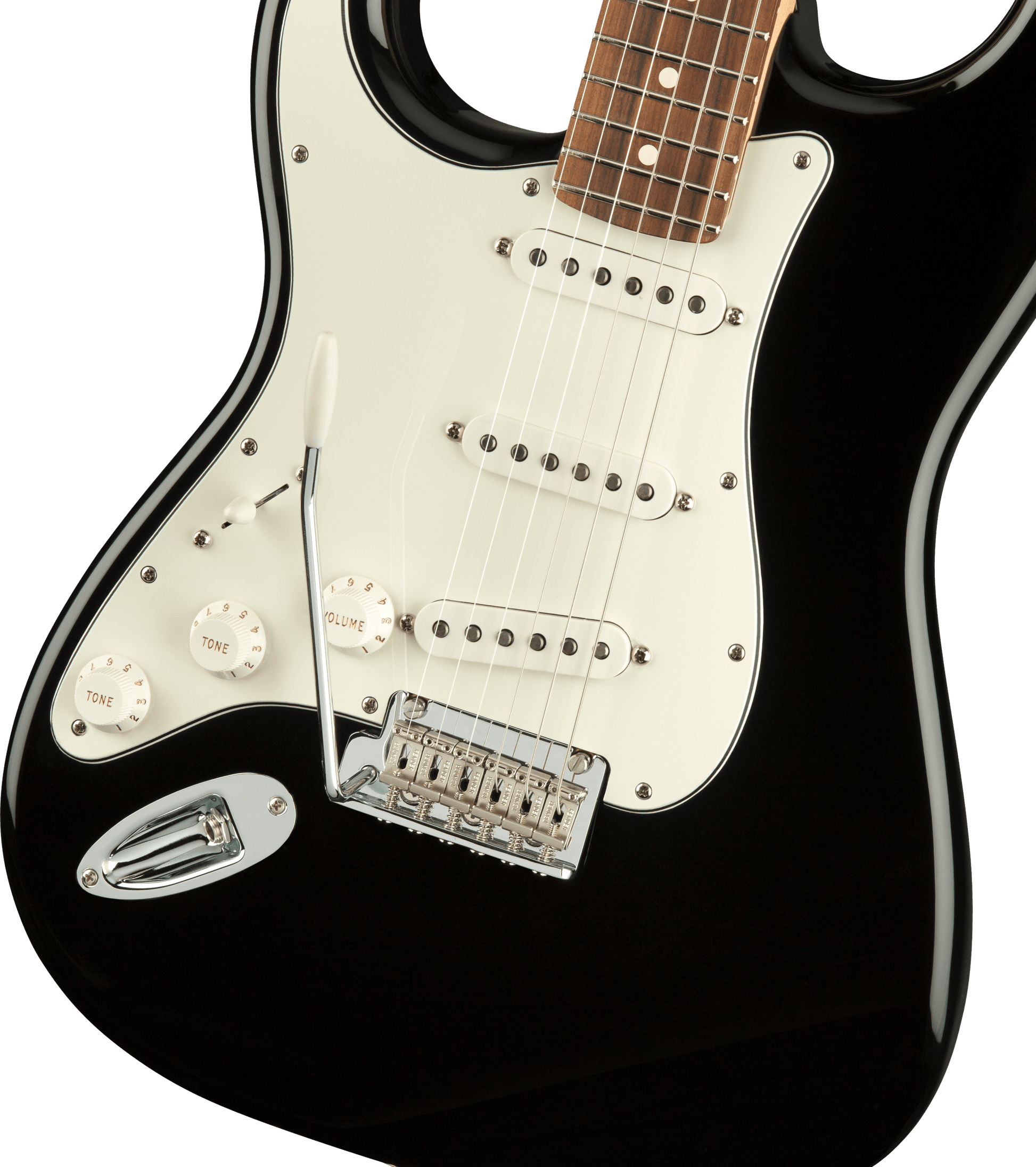 Fender Player Stratocaster Electric Guitar L/H - Pau Ferro/ Black - Joondalup Music Centre