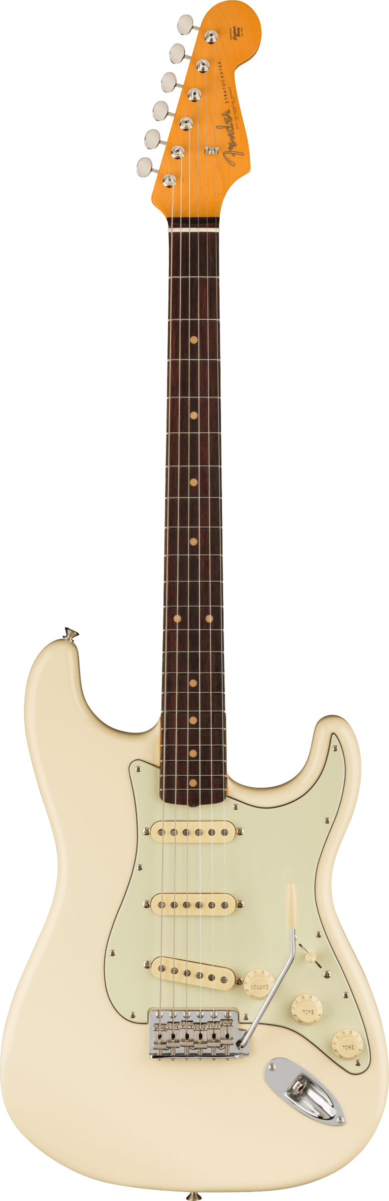 Fender American Vintage II 1961 Stratocaster Electric Guitar - Rw - Olympic White - Joondalup Music Centre
