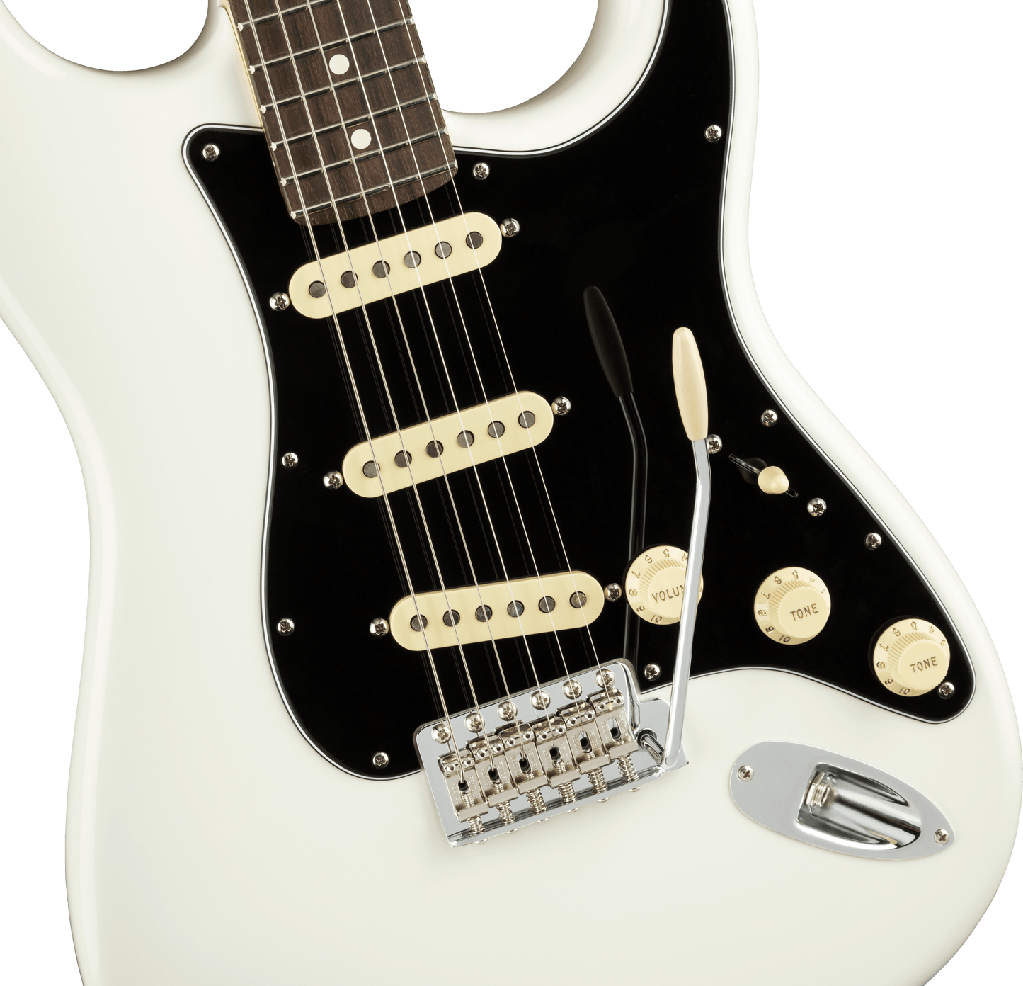 Fender American Performer Stratocaster Electric Guitar - RW - Arctic White - Joondalup Music Centre