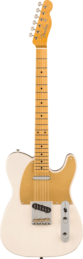 Fender JV Mod 50s Telecaster Electric Guitar - MN - White Blonde - Joondalup Music Centre