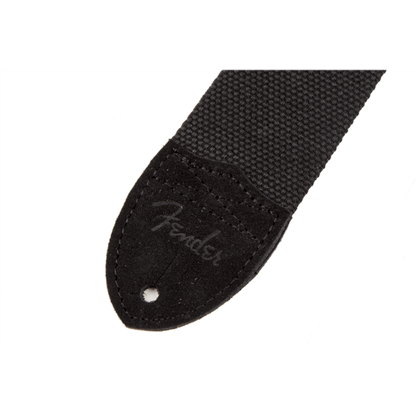 Fender Cotton/Leather Strap - Black - Joondalup Music Centre