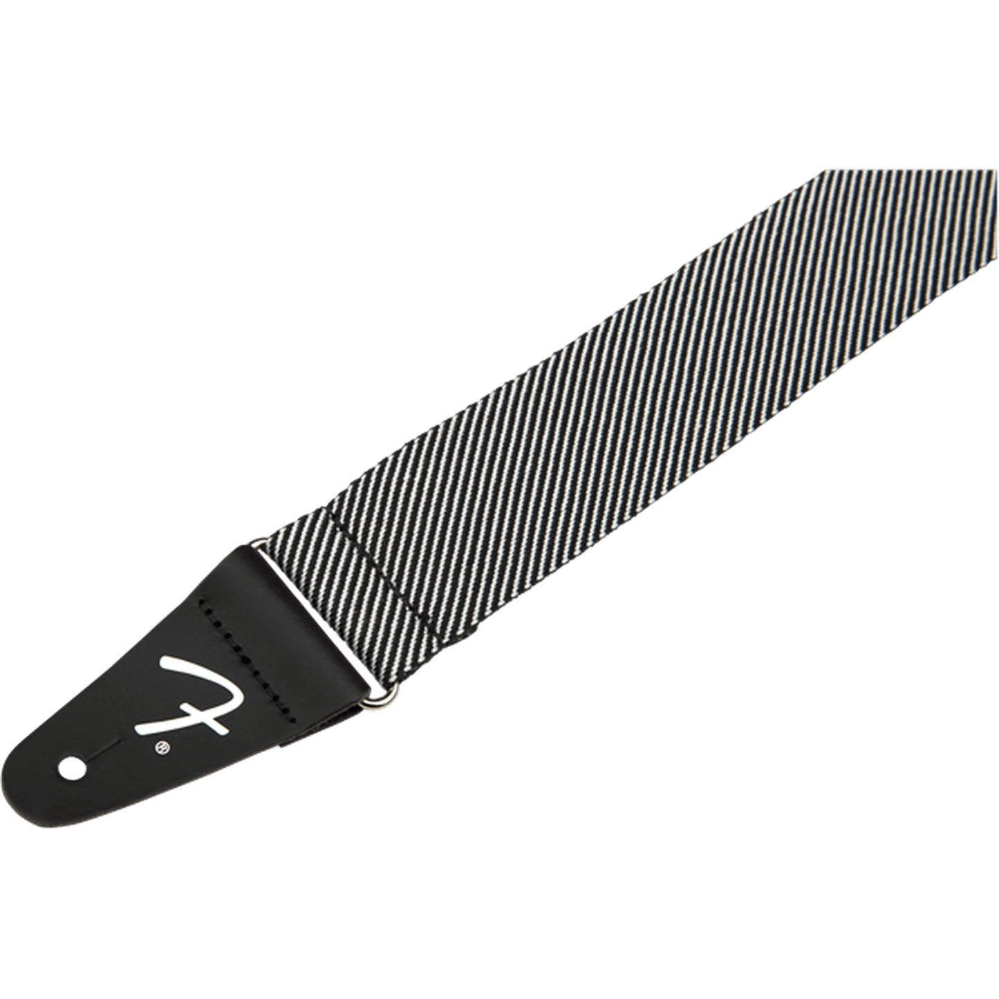 Fender 2-Inch Modern Tweed Strap - White/ Black - Joondalup Music Centre