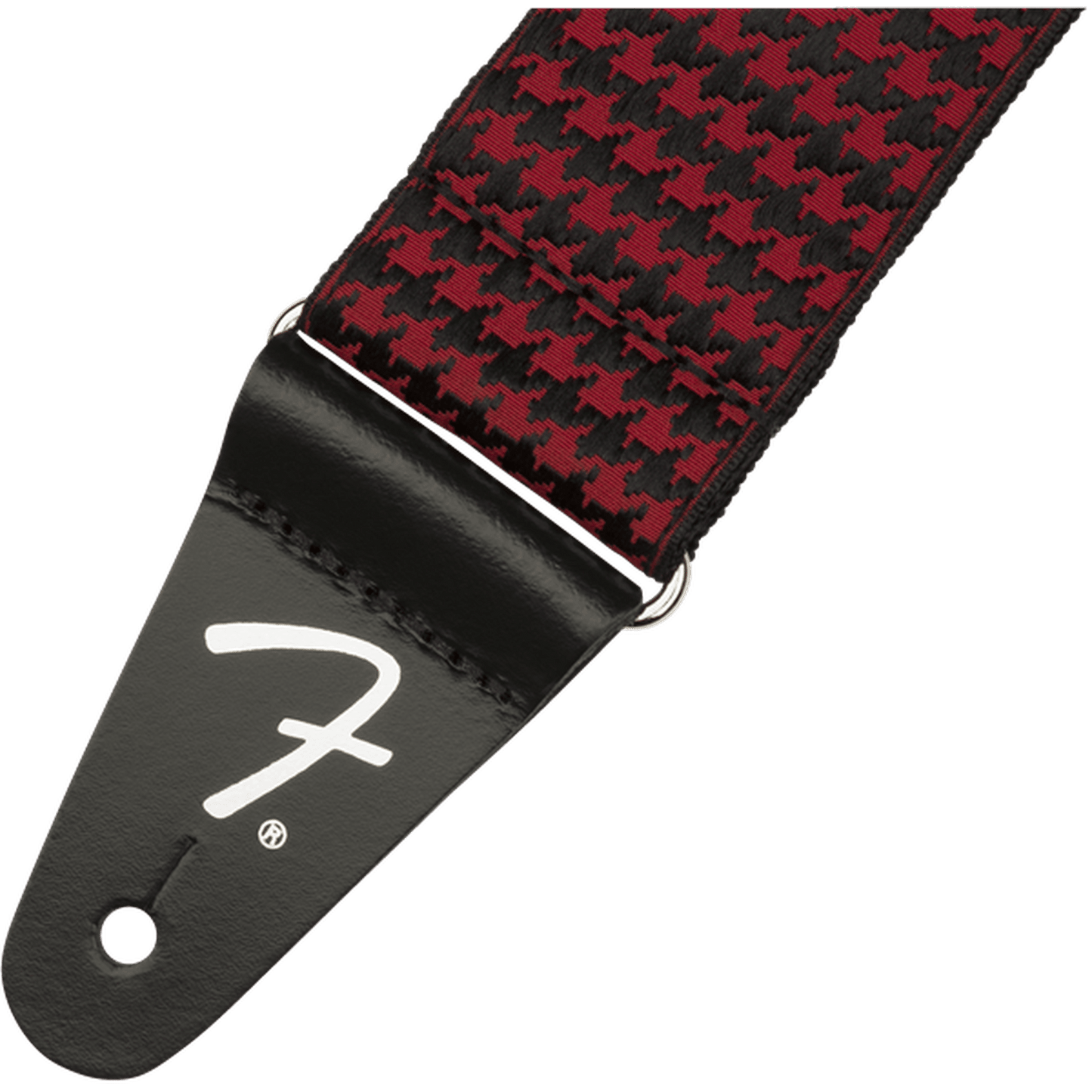 FENDER HOUNDSTOOTH STRAP RED - Joondalup Music Centre