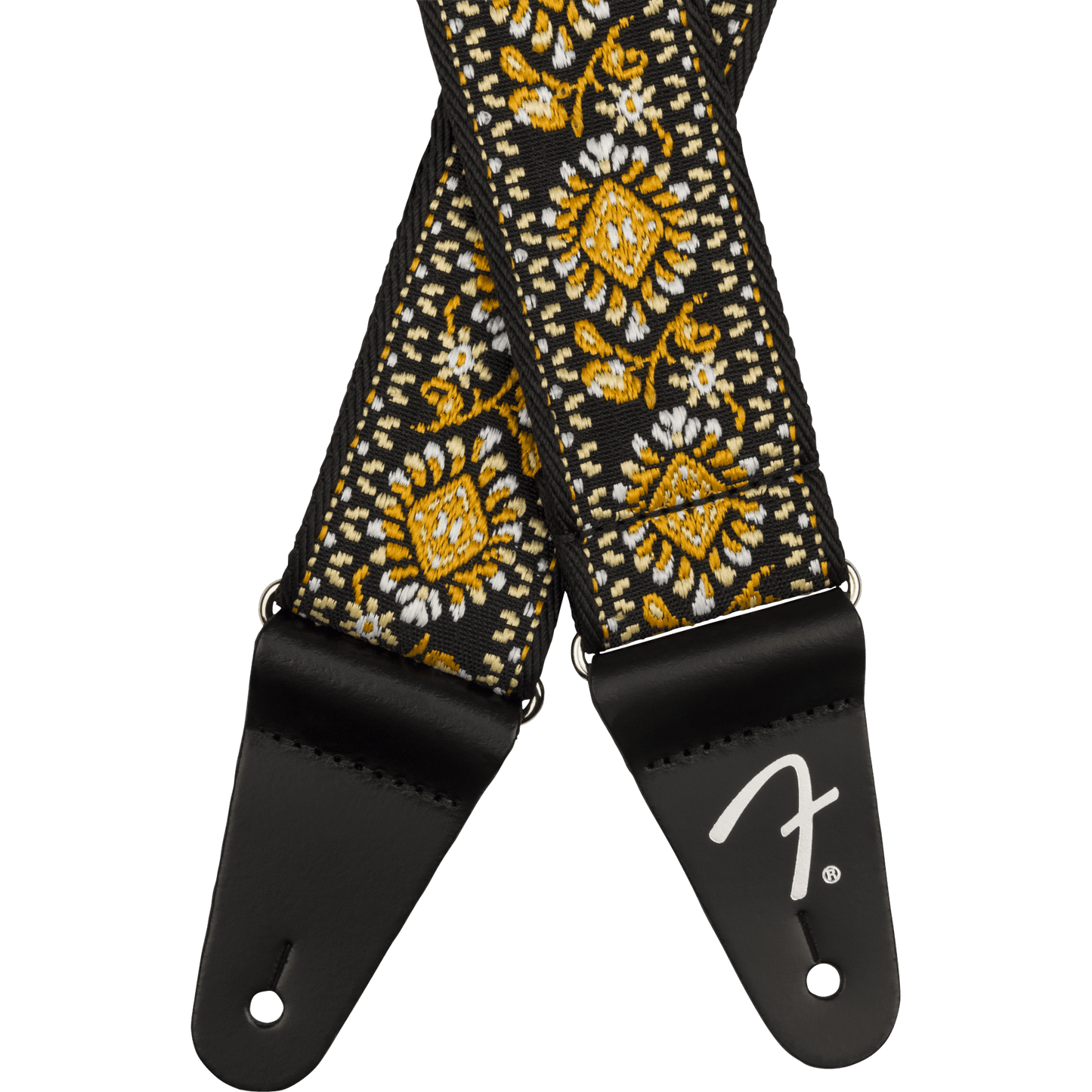 Fender Pasadena Woven Guitar Strap - Yellow Lotus - Joondalup Music Centre