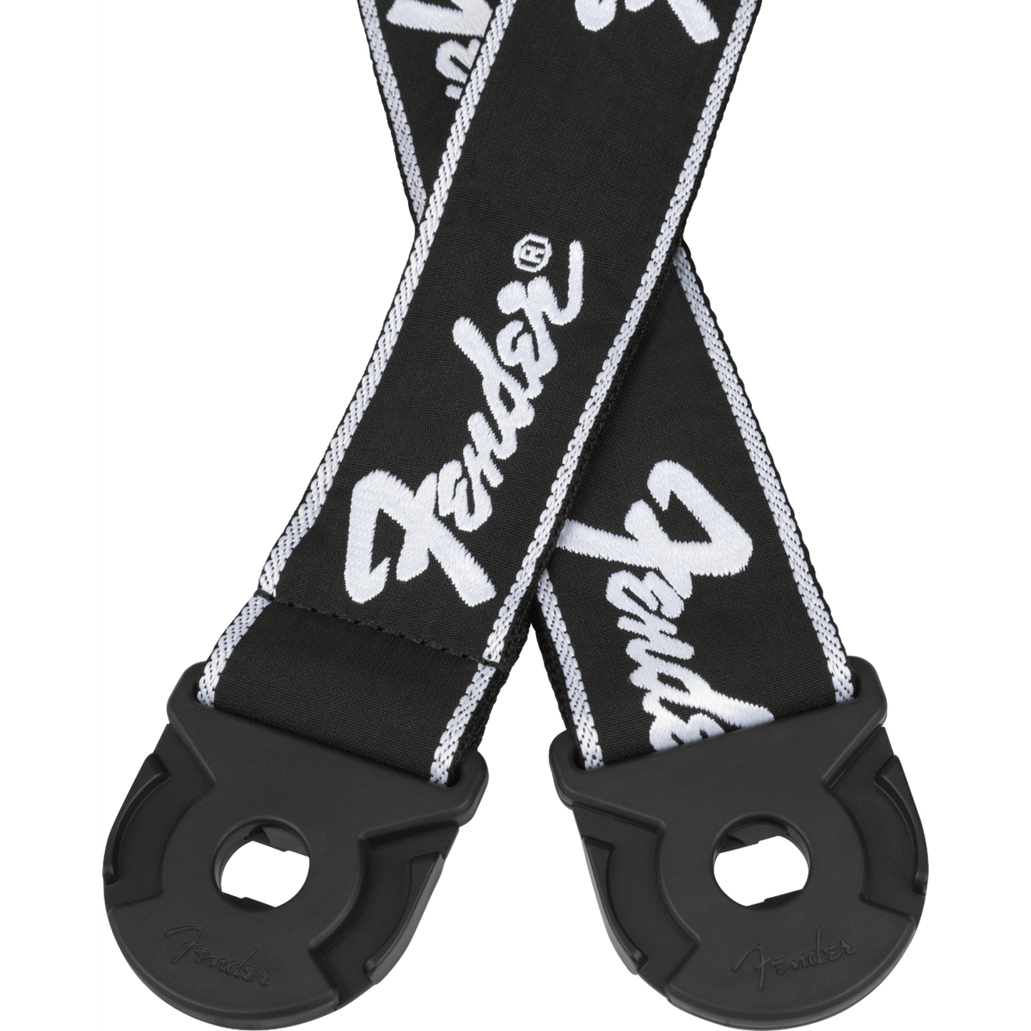 FENDER QUICKGRIP 2 STRAP RUNNING LOGO - Joondalup Music Centre