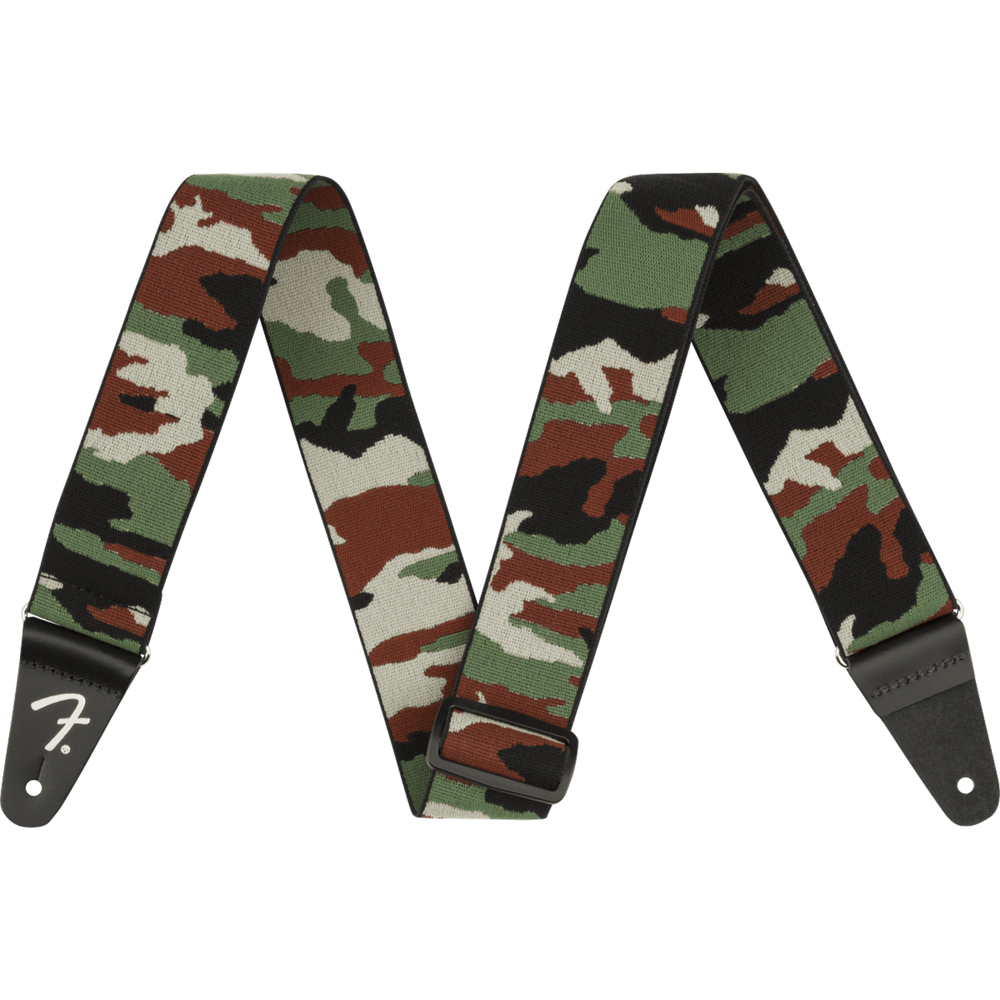 FENDER WEIGHLESS CAMO STRAP WOODLAND - Joondalup Music Centre