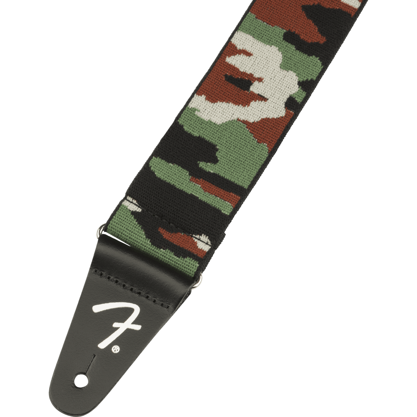 FENDER WEIGHLESS CAMO STRAP WOODLAND - Joondalup Music Centre
