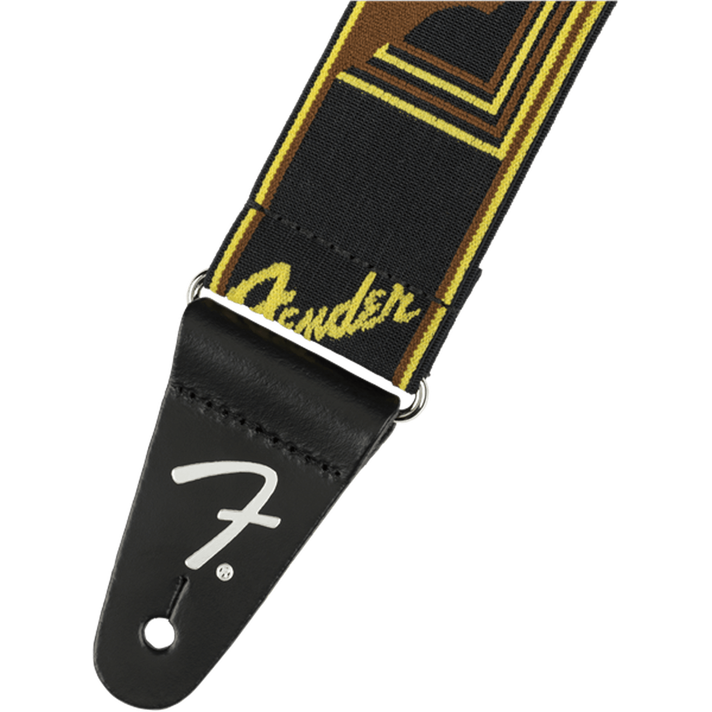 Fender Weighless Monogram - Black/Yellow/Brown - Joondalup Music Centre