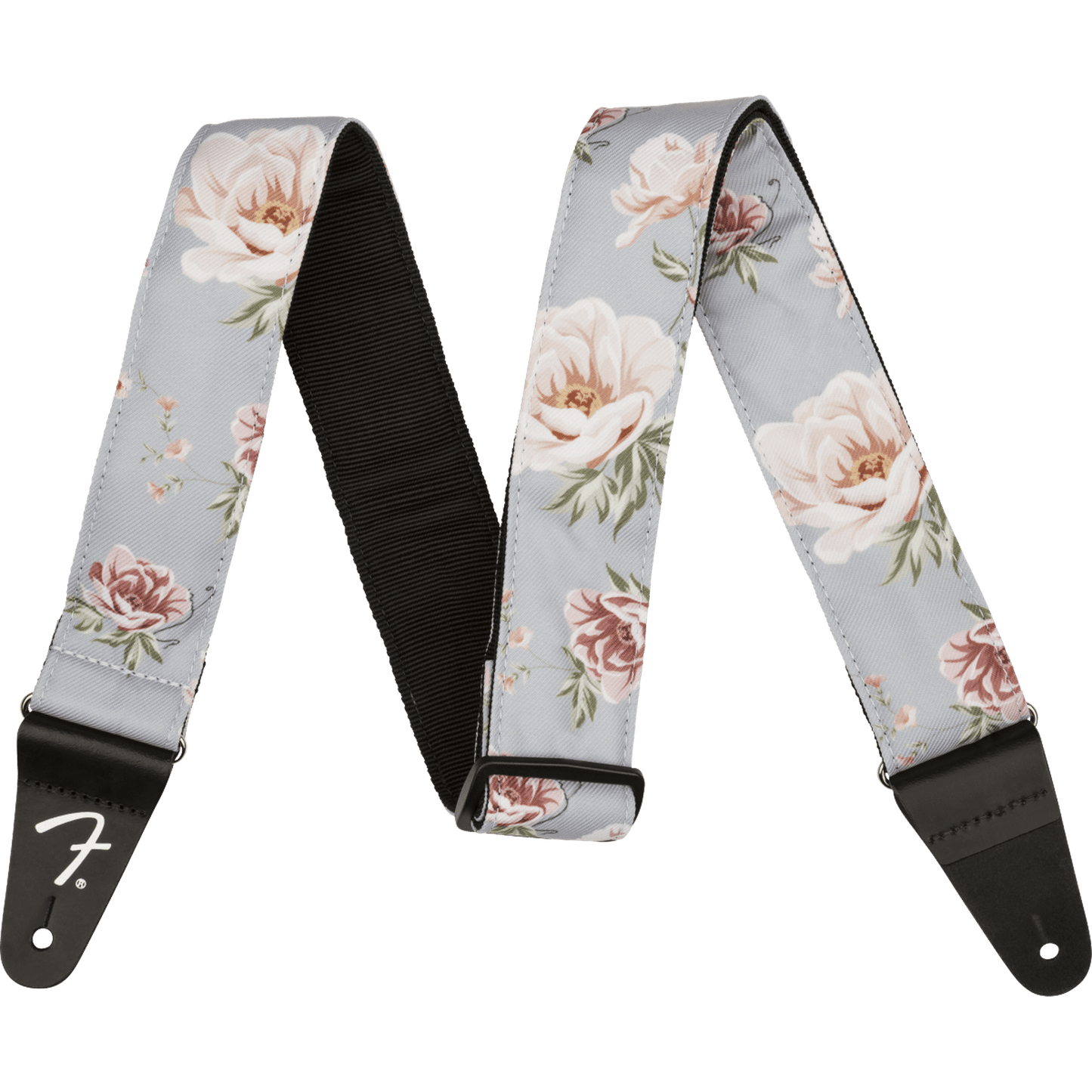Fender Floral Strap Gray - Joondalup Music Centre