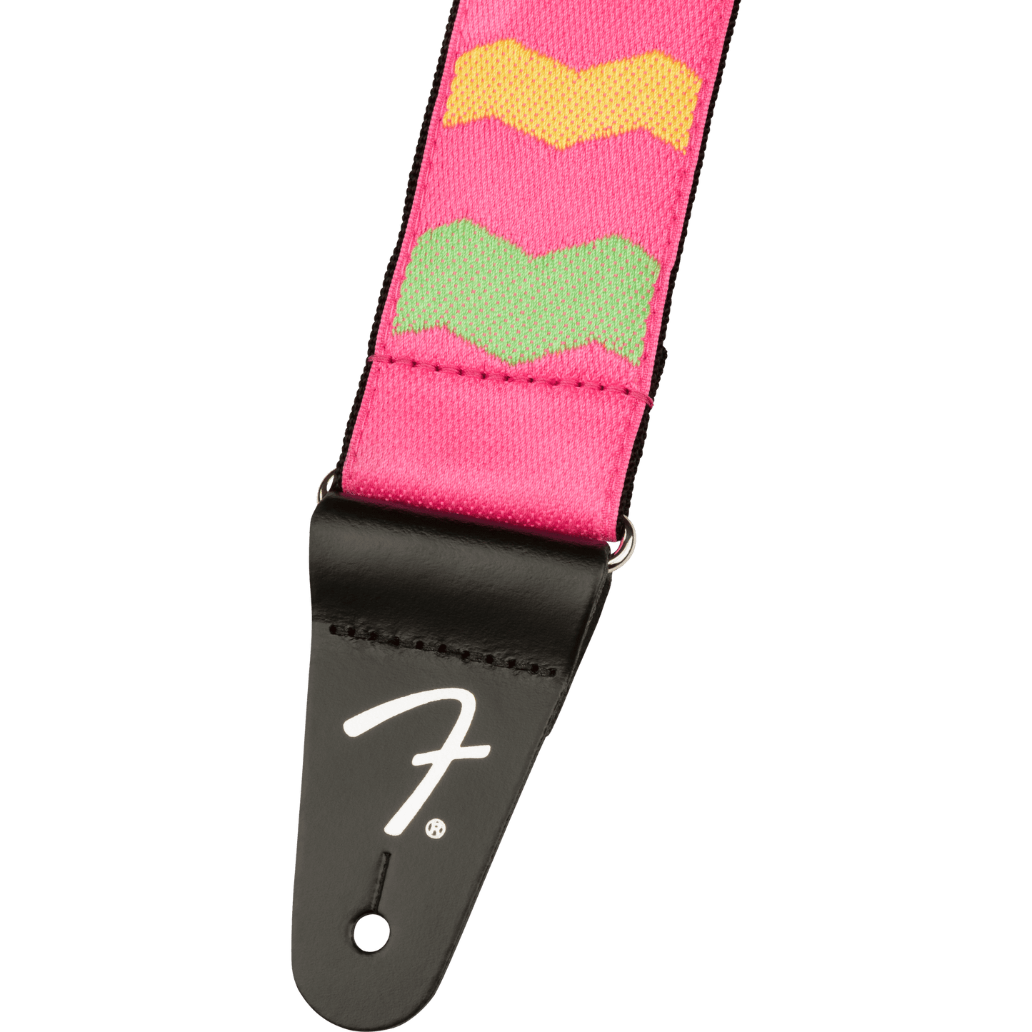 Fender Mononeon Woven Strap Neon Pink - Joondalup Music Centre