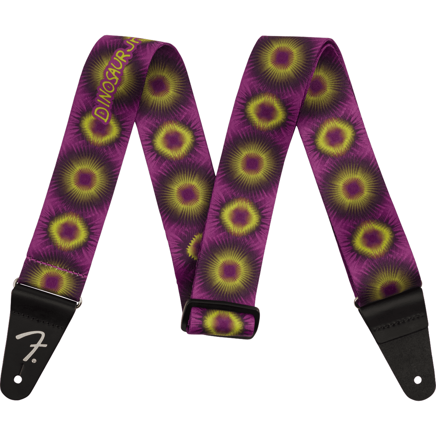 Fender J Mascis Guitar Strap - Yellow Burst - Joondalup Music Centre