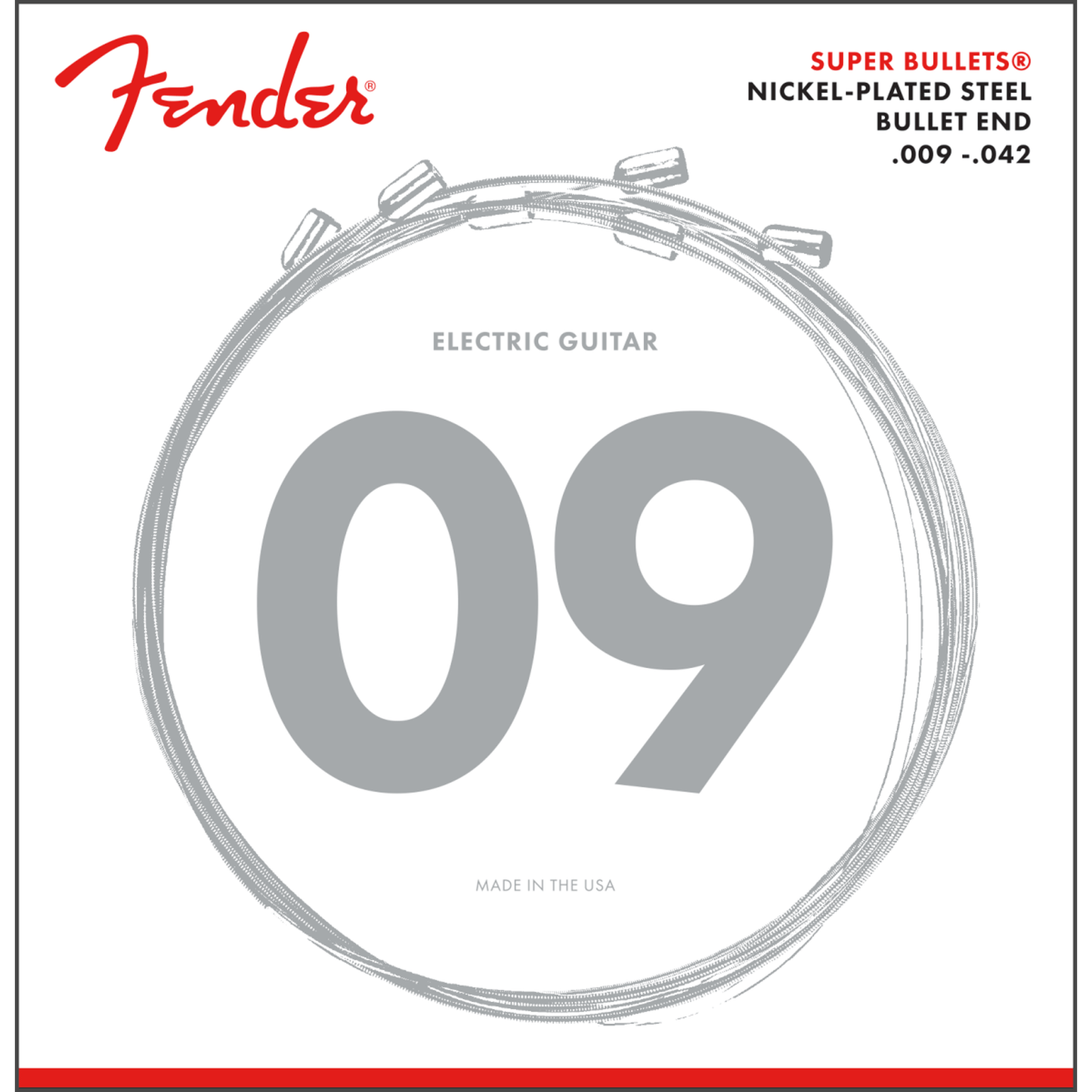 Fender 3250 Super Bullet Electric Guitar Strings - 9-42 - Joondalup Music Centre