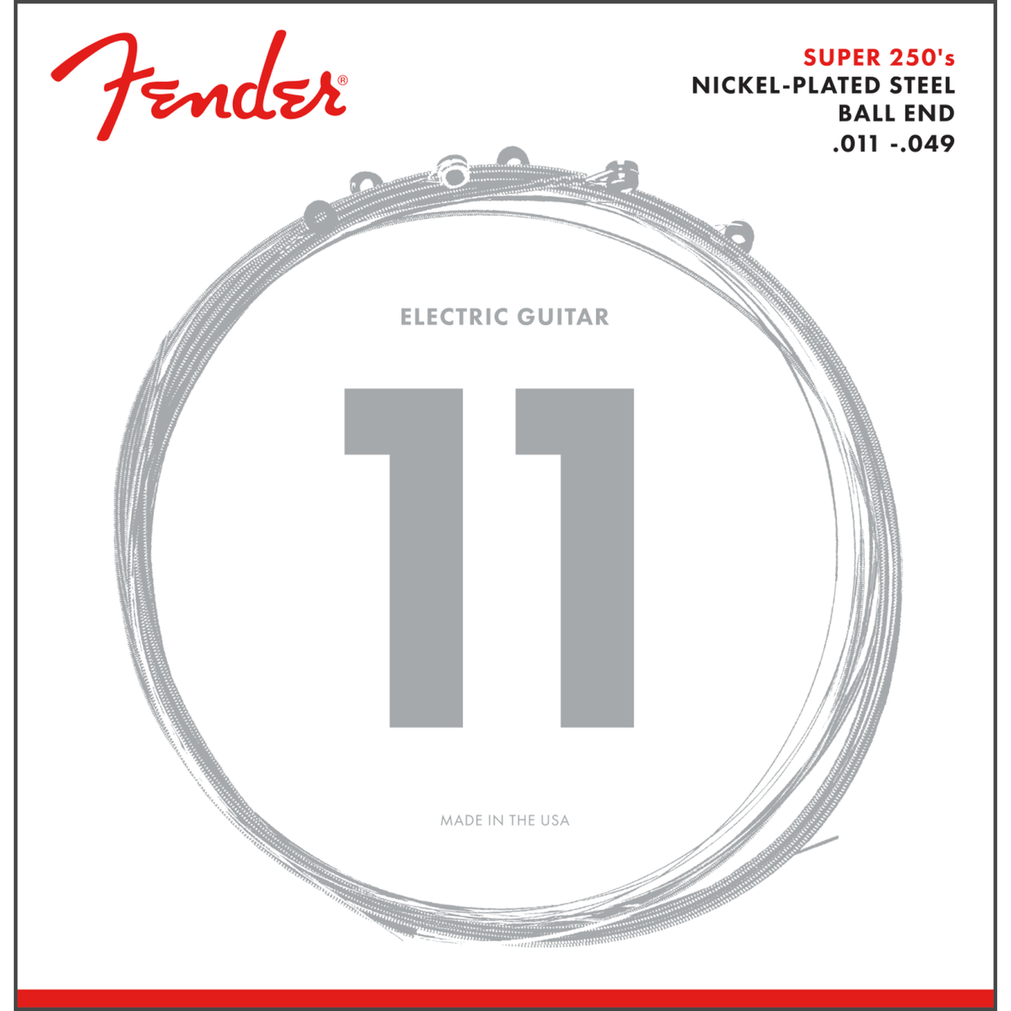Fender Super 250s 11-49 Electric Guitar Strings - Joondalup Music Centre