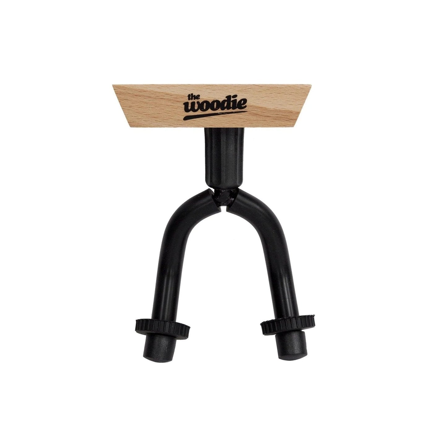 FRETZ WOODIE SHORT WALL-MOUNTED GUITAR HANGER - BLACK SLEEVE - Joondalup Music Centre