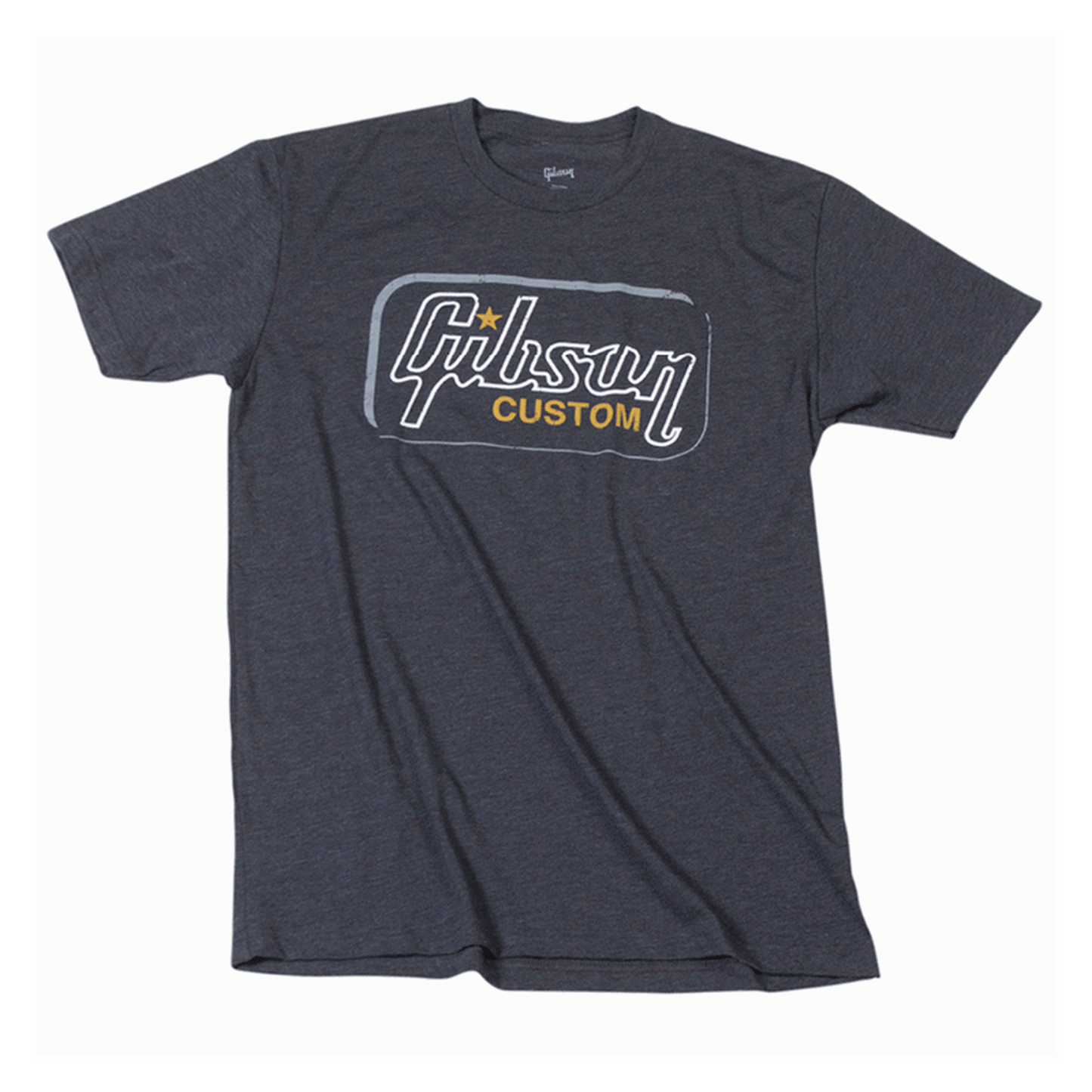 Gibson Custom Tee - (Heathered Gray) Large - Joondalup Music Centre