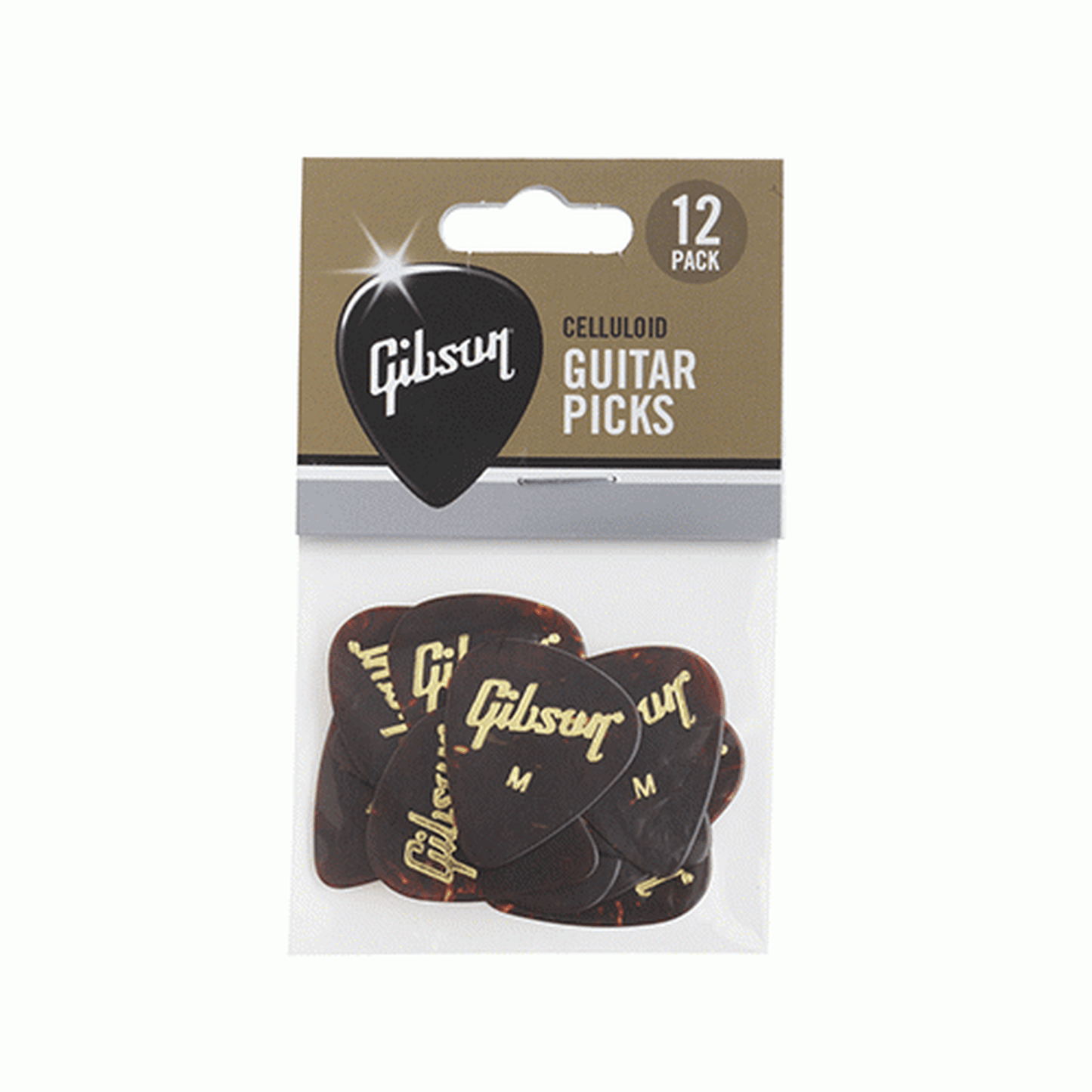Gibson Tortoise Shell Guitar Picks - Medium - Joondalup Music Centre