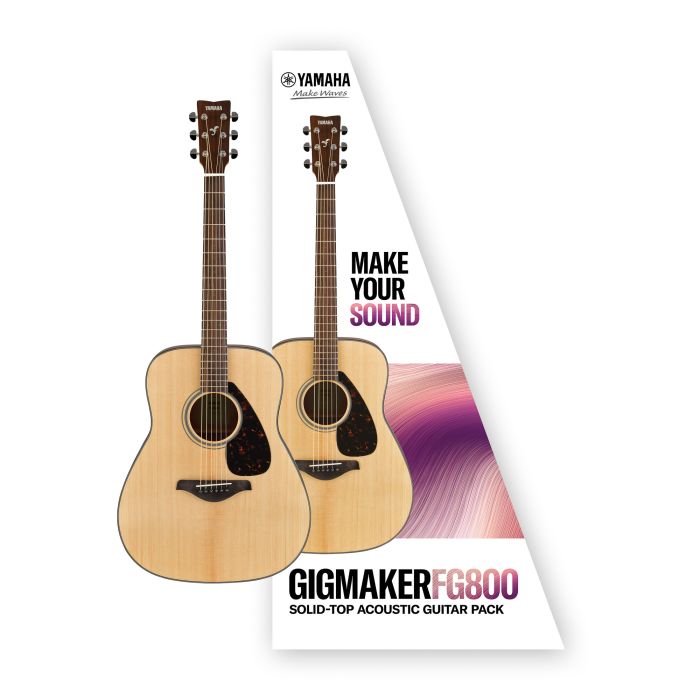Yamaha Gigmaker FG800M Acoustic Guitar Pack - Joondalup Music Centre