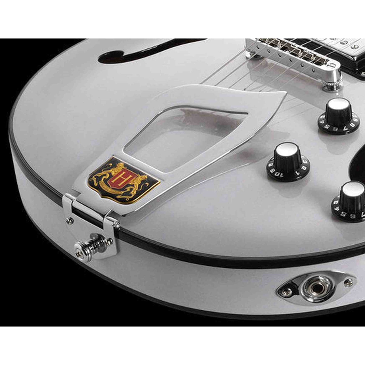 Hagstrom Alvar Semi Hollow Electric Guitar - Swedish Frost - Joondalup Music Centre
