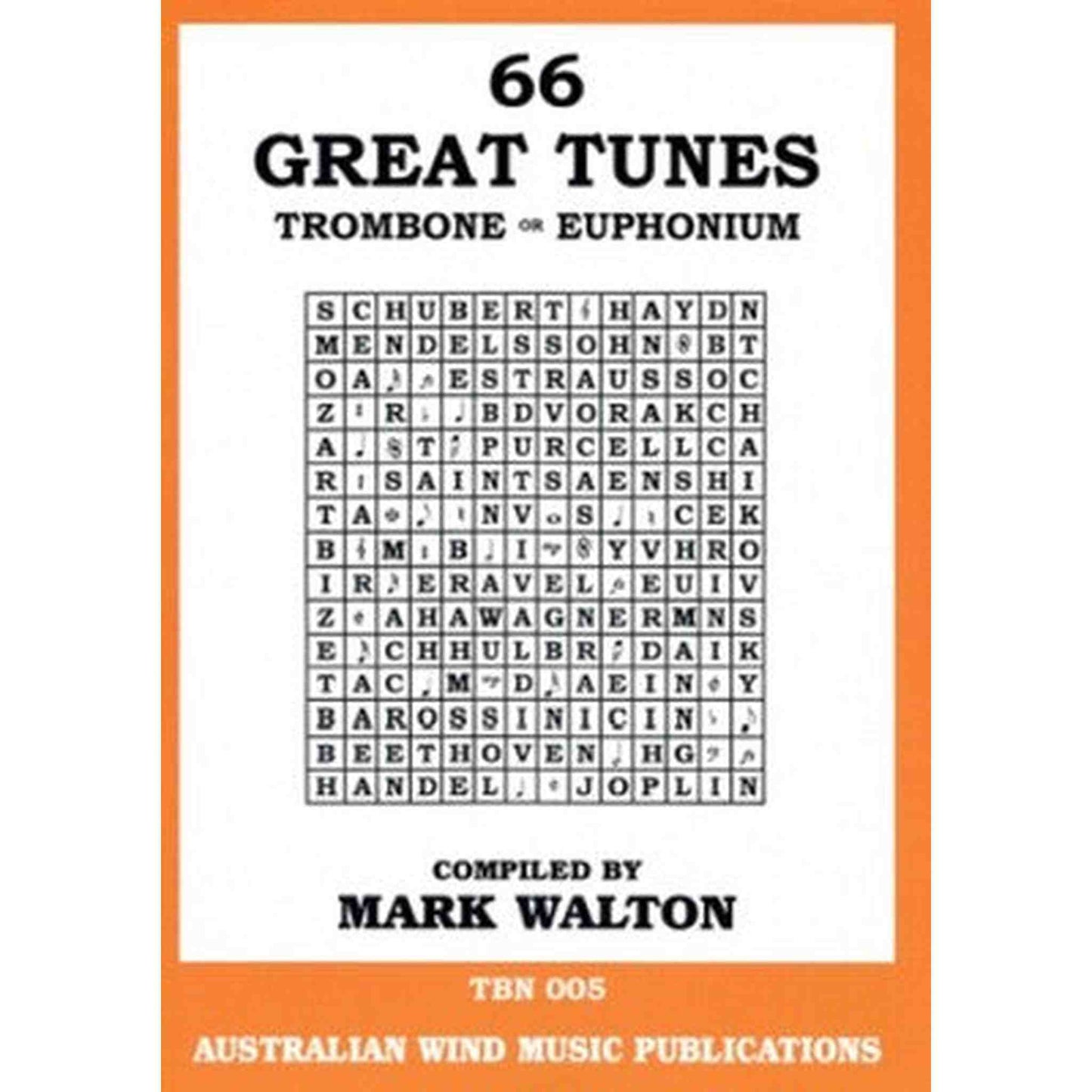 66 Great Tunes For Trombone & Euphonium - Joondalup Music Centre
