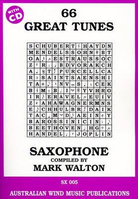 66 Great Tunes Tenor Saxophone Bk/CD - Joondalup Music Centre