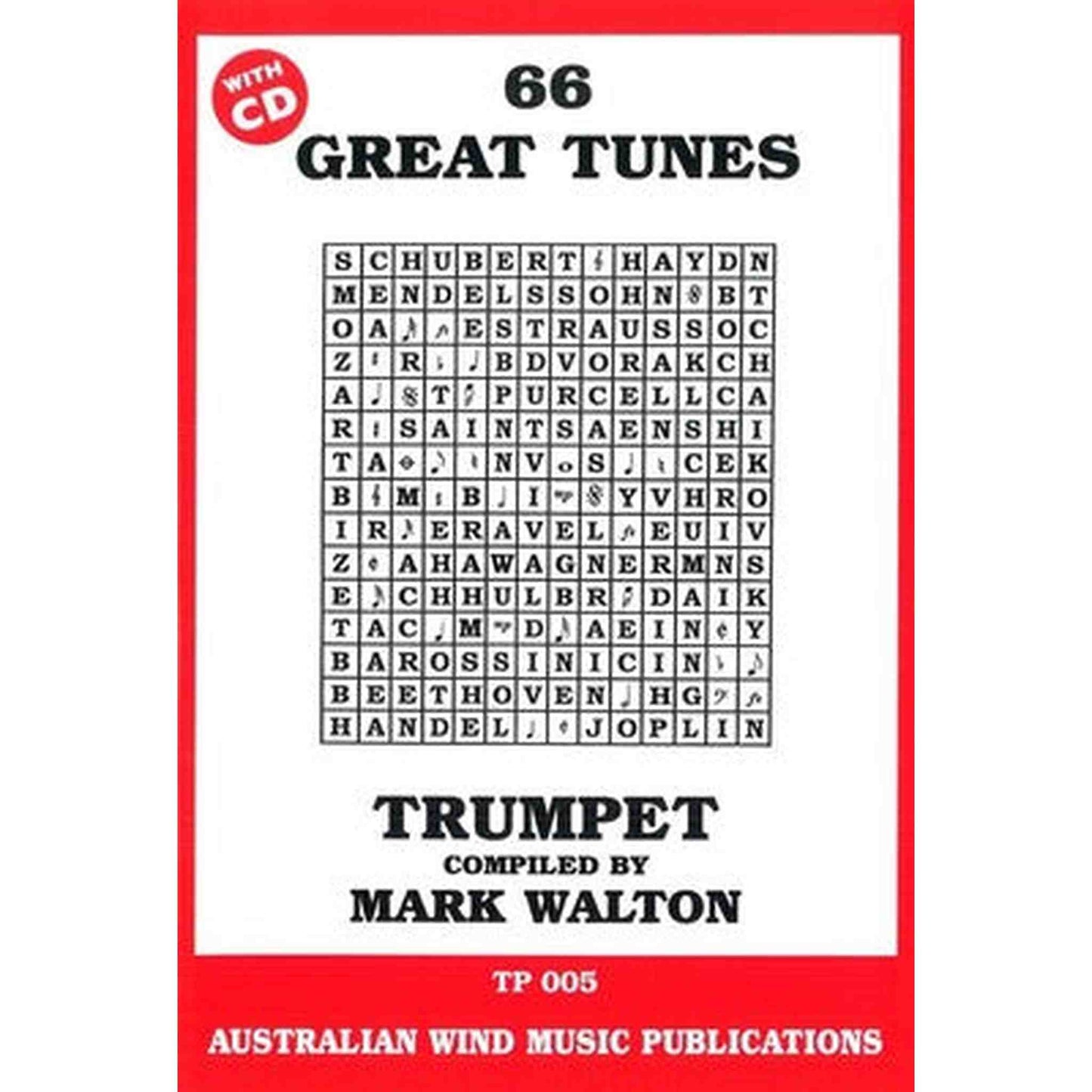 66 Great Tunes Trumpet Bk/CD - Joondalup Music Centre