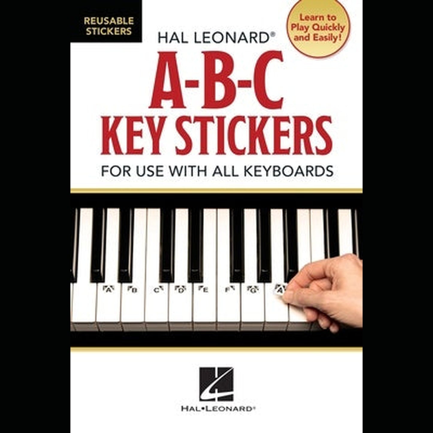 ABC Keyboard Stickers (42 Stickers) - Joondalup Music Centre