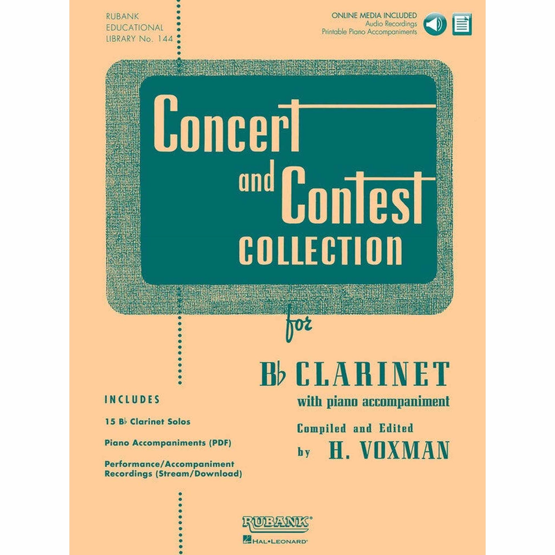 Concert And Contest Collection For Bb Clarinet - Joondalup Music Centre