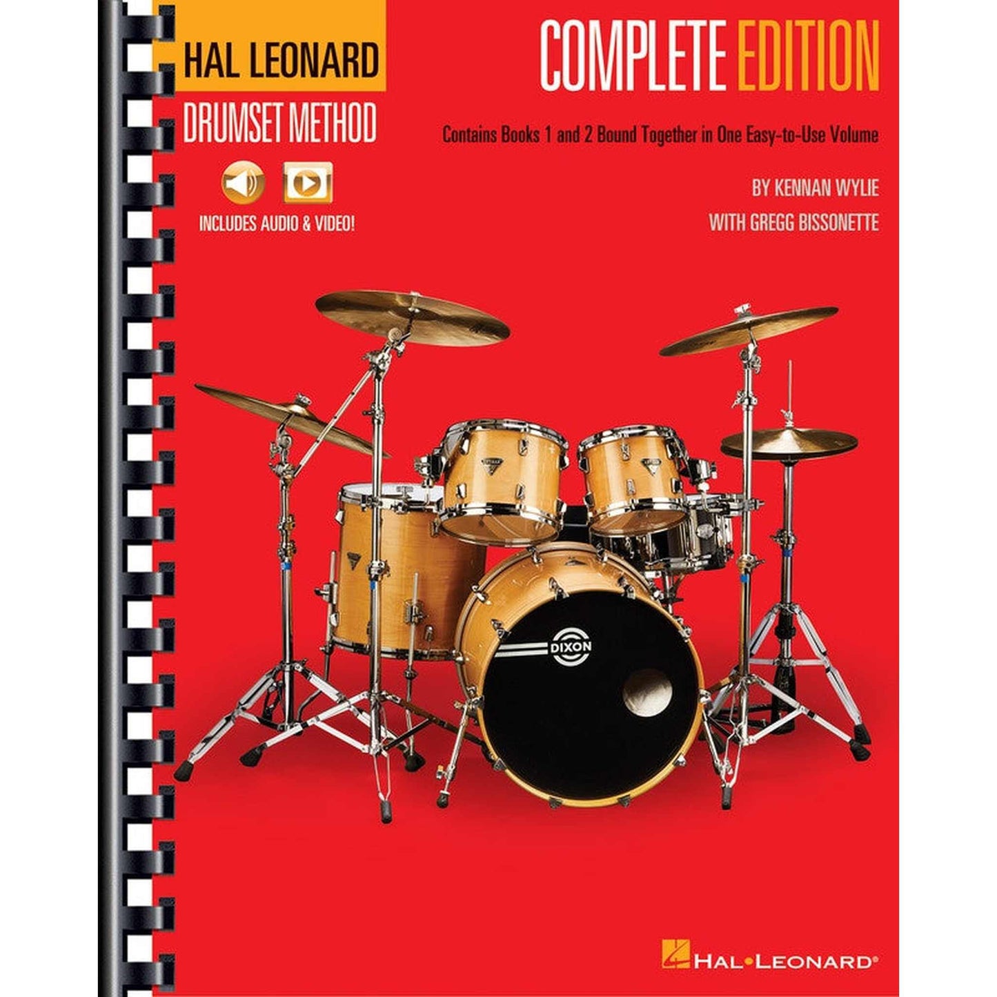 HAL LEONARD DRUMSET METHOD COMPLETE EDITION BK/OLM - Joondalup Music Centre