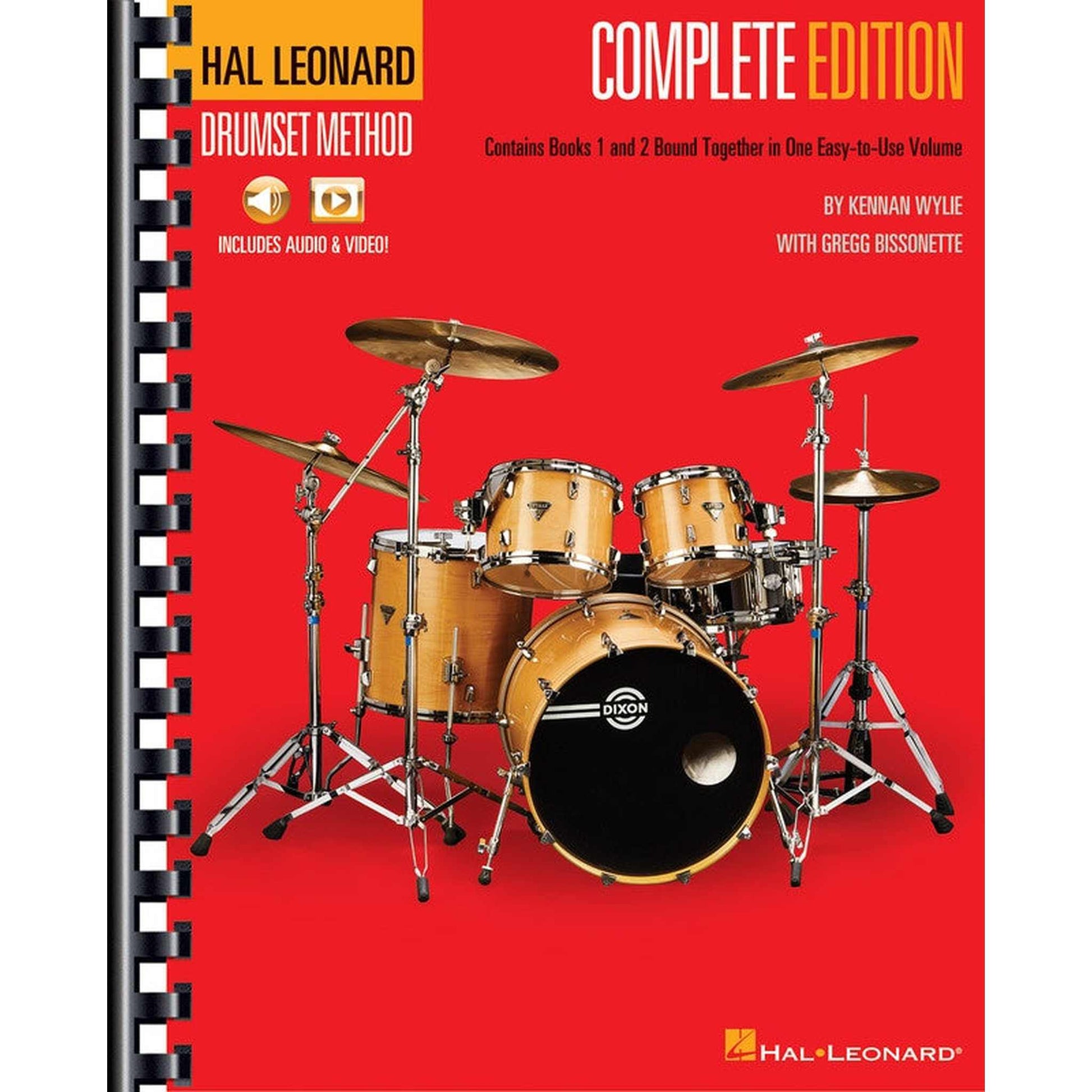 HAL LEONARD DRUMSET METHOD COMPLETE EDITION BK/OLM - Joondalup Music Centre