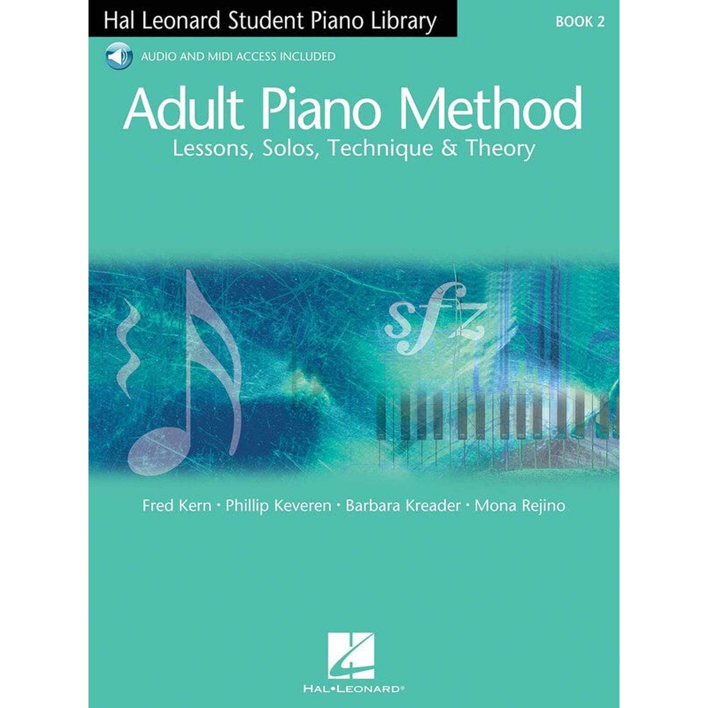 HAL LEONARD STUDENT PIANO LIBRARY ADULT PIANO METHOD BK 2 BK/OLA - Joondalup Music Centre