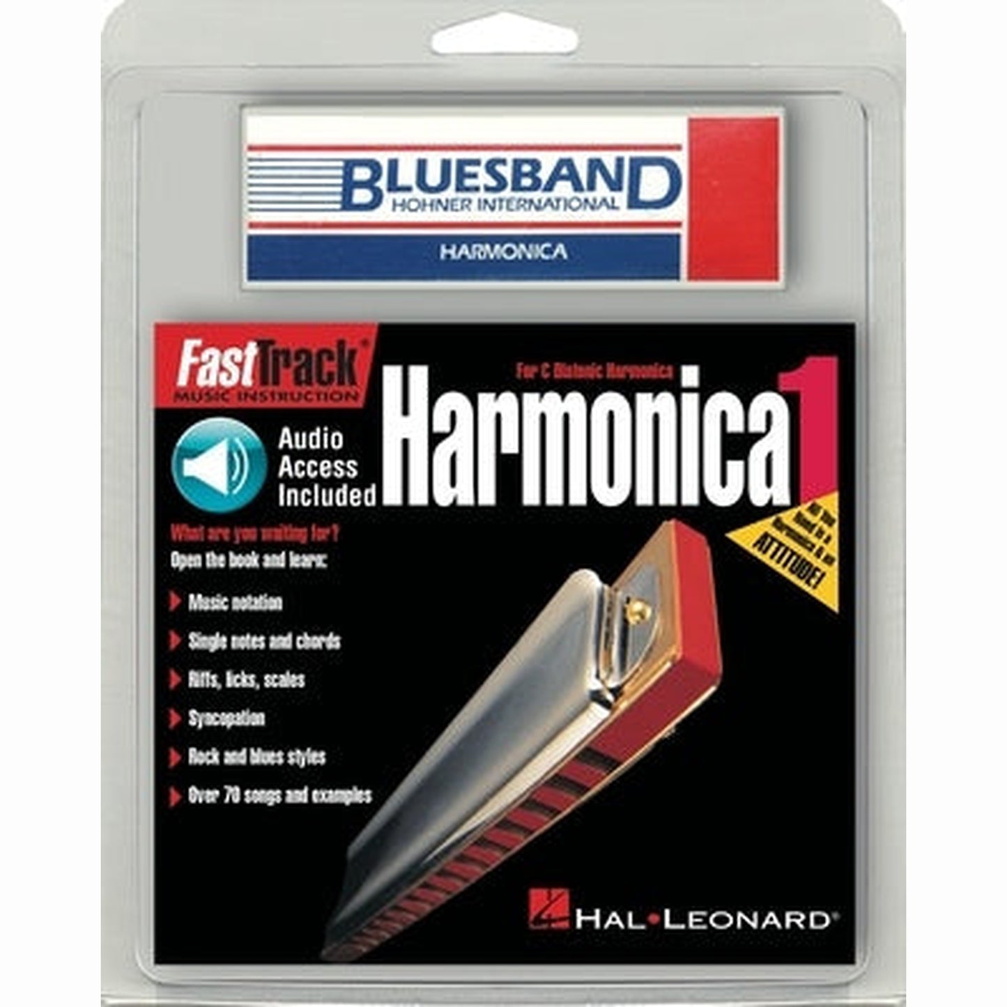 Hohner Bluesband Harmonica / Fasttrack Book/Cd Pack - Joondalup Music Centre