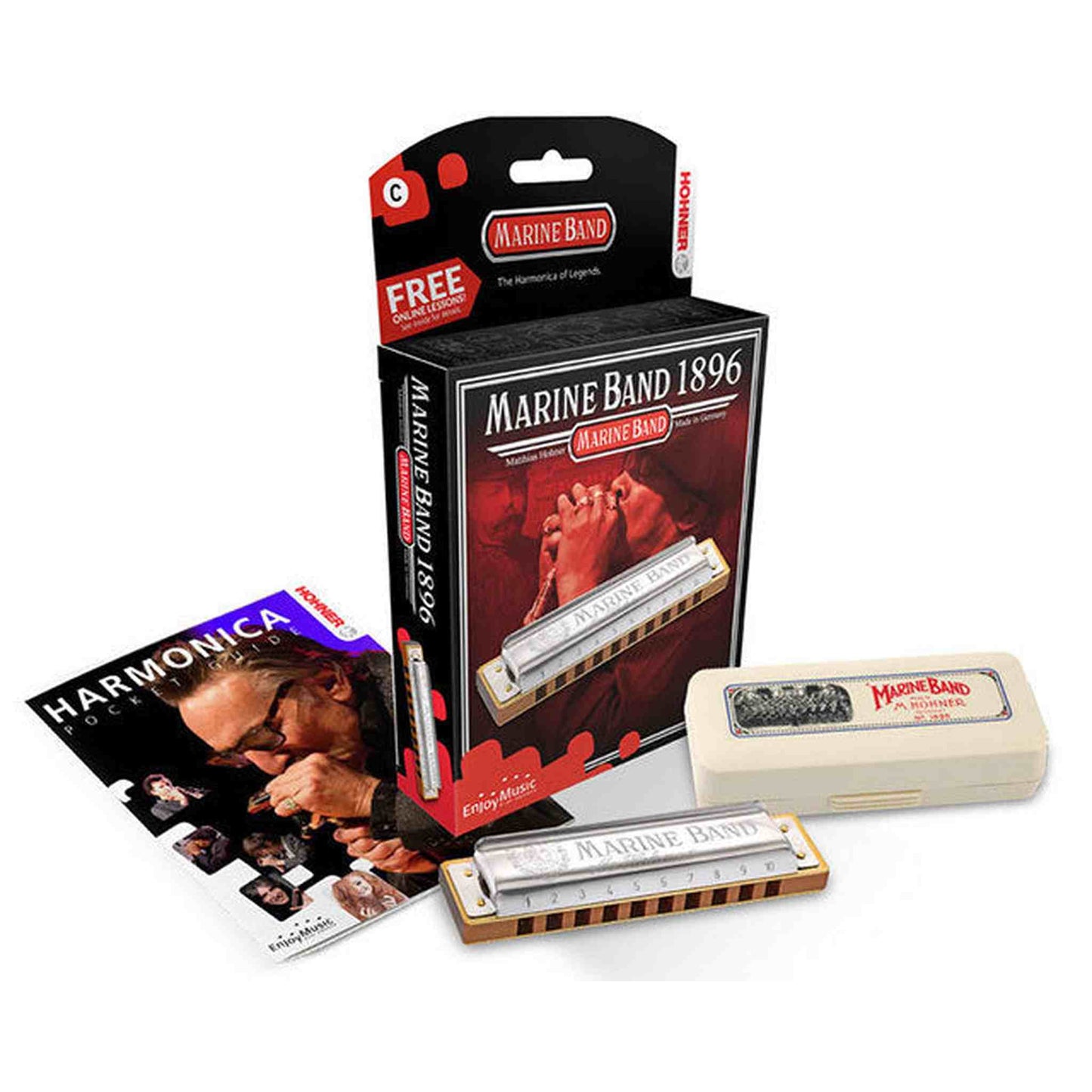Hohner Marine Band Harmonica - G Major Diatonic - Joondalup Music Centre