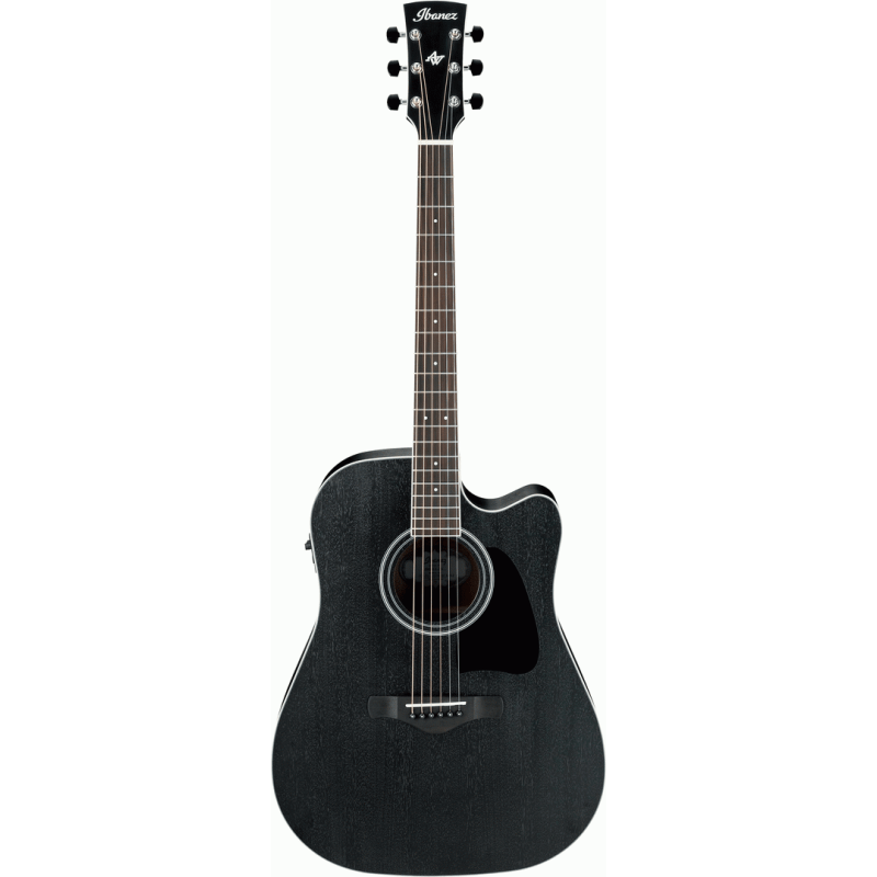 Ibanez AW84CE WK Acoustic Guitar - Weathered Black - Joondalup Music Centre