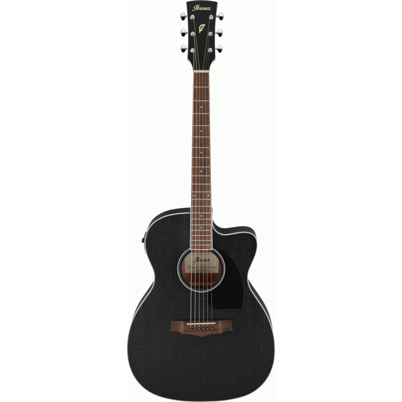 Ibanez PC14MHCE WK Acoustic/Electric Guitar - Weathered Black - Joondalup Music Centre