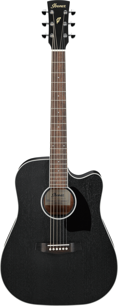 IBANEZ PF16MWCE OPEN PORE ACOUSTIC GUITAR - WEATHERED BLACK - Joondalup Music Centre