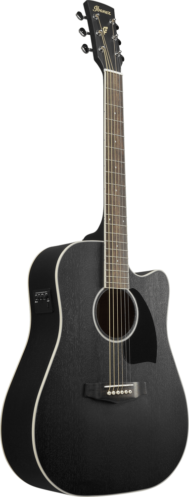 IBANEZ PF16MWCE OPEN PORE ACOUSTIC GUITAR - WEATHERED BLACK - Joondalup Music Centre