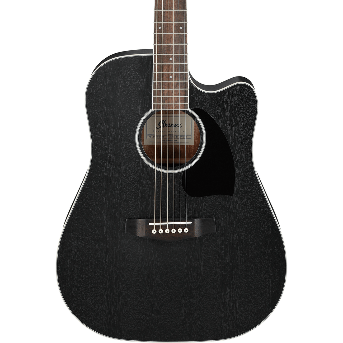 Ibanez PF16MWCE Acoustic Guitar - Weathered Black - Joondalup Music Centre