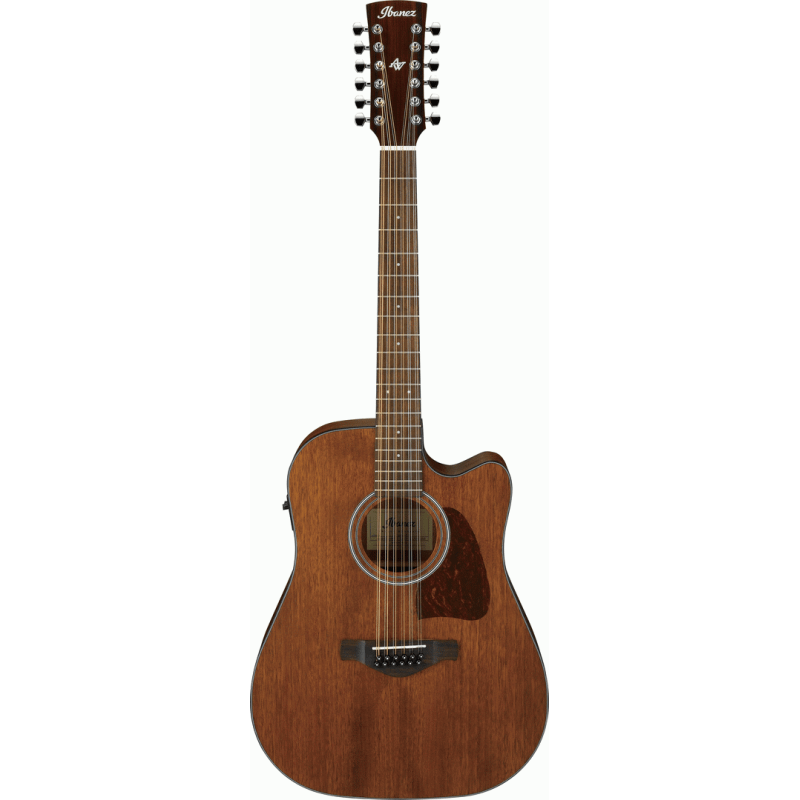 Ibanez AW5412CE 12 String Acoustic Guitar - Open Pore Natural - Joondalup Music Centre