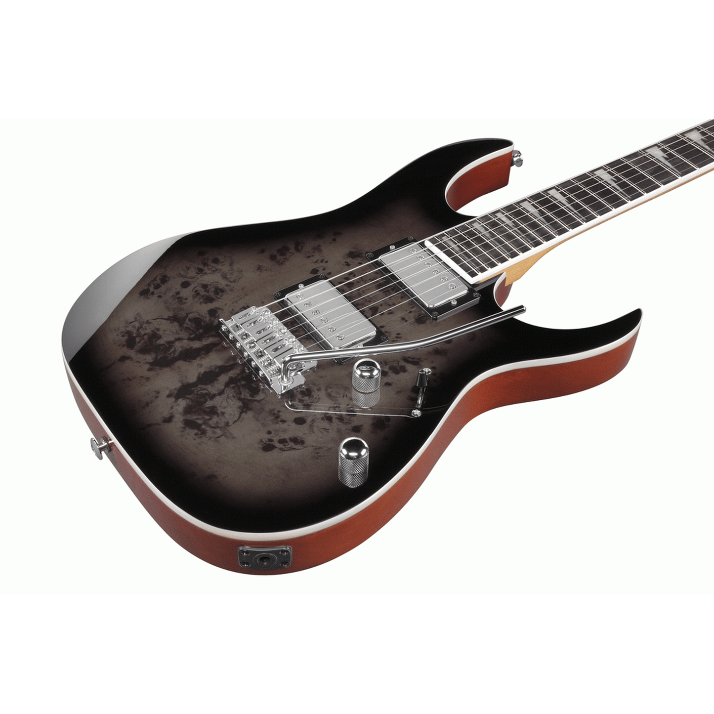 IBANEZ RG220PA1 ELECTRIC GUITAR - TRANSPARENT BROWN BLACK BURST - Joondalup Music Centre