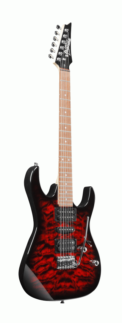 Ibanez RX70QA Electric Guitar - Transparent Red Burst - Joondalup Music Centre