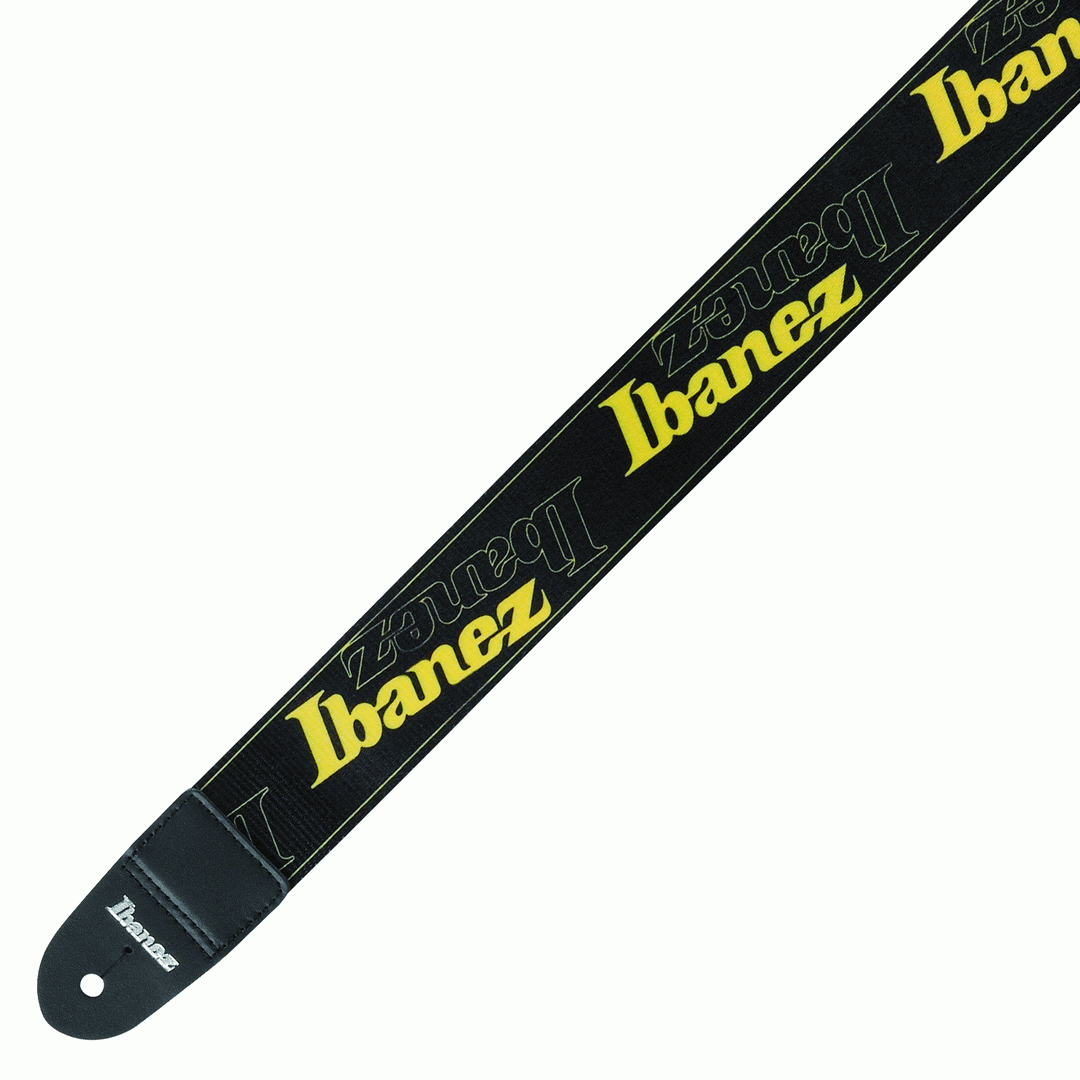 Ibanez GSD50 Guitar Strap - Yellow - Joondalup Music Centre